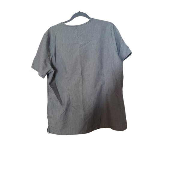 Figs Technical Collection Gray Scrub Top Size XL One Pocket - Picture 2 of 4
